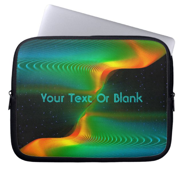 Quantum Entangens Laptop Sleeve (Voorkant)