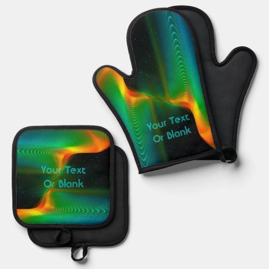 Quantum Entangens Ovenwant & Pannenlap Set (Voorkant / Achterkant)