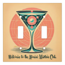 Quantum Entanglement Atomic Martini Club Cocktail