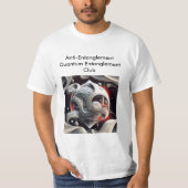 Quantum Entanglement Fun Meme T-shirt (Voorkant)