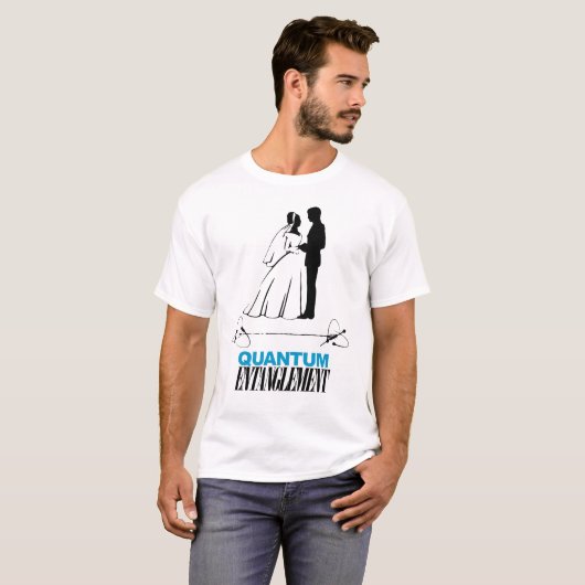 Quantum Entanglement Marriage T-Shirt (Voorkant volledig)