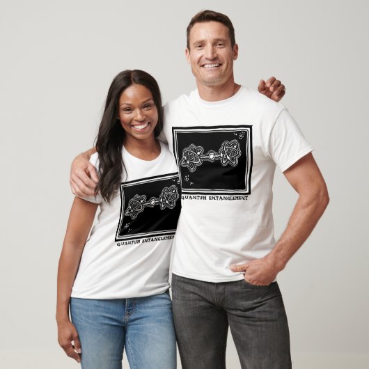 Quantum Entanglement t-shirt by ScienceFrontiers (Unisex)