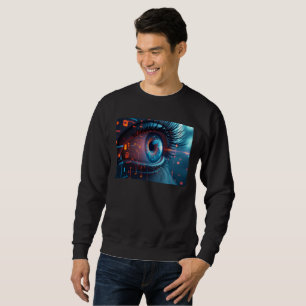 Quantum Eye hommes noir sweatshirt