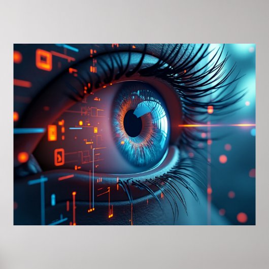 Quantum Eye matte poster (Voorkant)