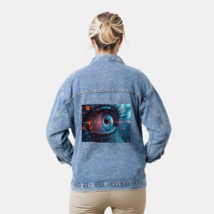 Quantum Eye veste en jean pour femmes