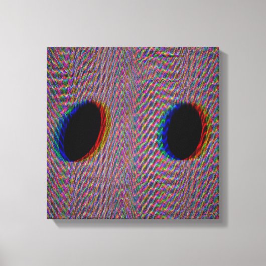 Quantum Flow Field  Canvas Afdruk (Voorkant)