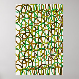 Quantum Geometrisch Patroonontwerp Poster