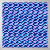 Quantum Glitch Patroon Poster (Voorkant)