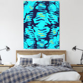 Quantum Golf Vorming Design Canvas Afdruk (Insitu (Slaapkamer))