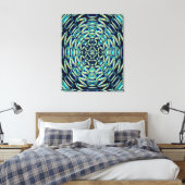 Quantum Mandala Kunst Canvas Afdruk (Insitu (Slaapkamer))