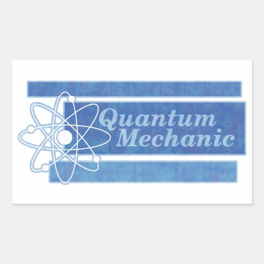 Quantum Mechanic Sticker (Voorkant)