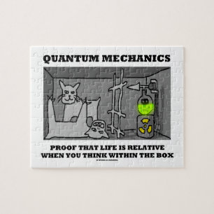 Quantum Mechanics bewijs dat het leven relatief is Legpuzzel