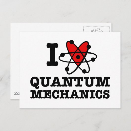 Quantum Mechanics Briefkaart (Voorkant / Achterkant)