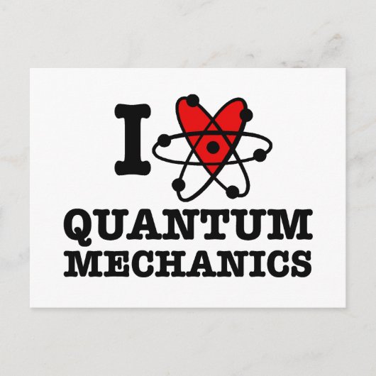 Quantum Mechanics Briefkaart (Voorkant)
