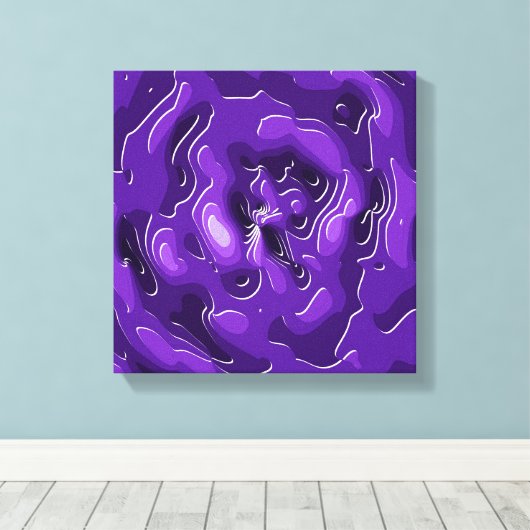 Quantum Mechanics Mathematical Pattern  Canvas Afdruk (Insitu (Houten vloer))