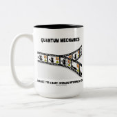 Quantum Mechanics Vele werelden Interpretatie Tweekleurige Koffiemok (Links)