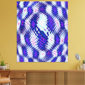 Quantum Nebula Formation Design  Canvas Afdruk (Insitu (Woonkamer))