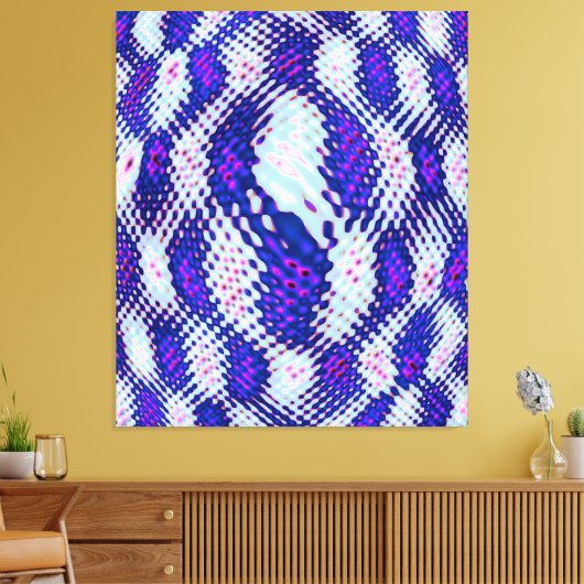 Quantum Nebula Formation Design Canvas Afdruk (Insitu (Woonkamer))