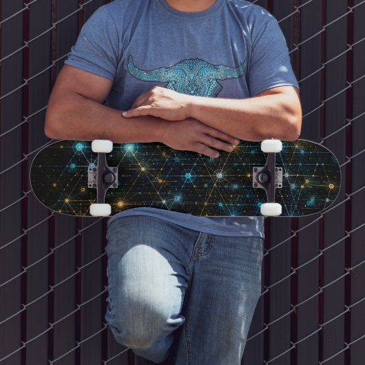 Quantum Nexus Network 3D Skateboard (Buiten 3)