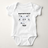 Quantum Physicist Inside (Higgs Field Higgs Boson) Romper (Voorkant)