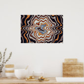 Quantum Physics Acrylic Painting  Poster (Keuken)