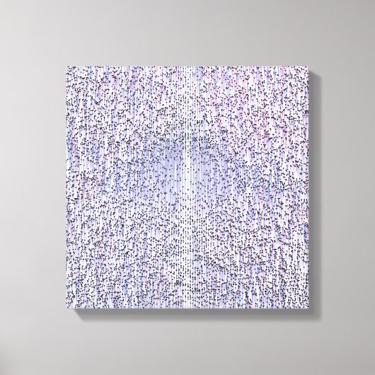 Quantum Physics Geometric Pattern Canvas Afdruk (Voorkant)