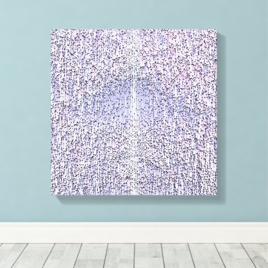 Quantum Physics Geometric Pattern Canvas Afdruk (Insitu (Houten vloer))