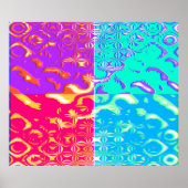 Quantum Physics Geometric Pattern Poster (Devant)