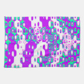 Quantum Physics Geometric Pattern  Theedoek (Horizontaal)