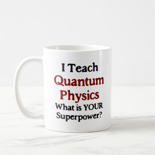 quantum physics onderricht koffiemok (Links)