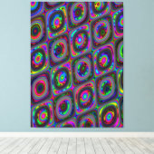 Quantum Physics Spectral Colour Shifting Canvas Afdruk (Insitu (Houten vloer))