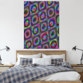 Quantum Physics Spectral Colour Shifting Canvas Afdruk (Insitu (Slaapkamer))