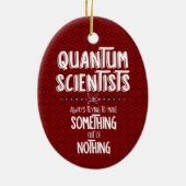 Quantum Scientist Keramisch Ornament (Achterkant)