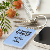 Quantum Scientist Sleutelhanger (Voorkant Rechts)