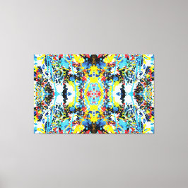 Quantum Selfie van de Planeet Aarde 60x40 Canvas Afdruk