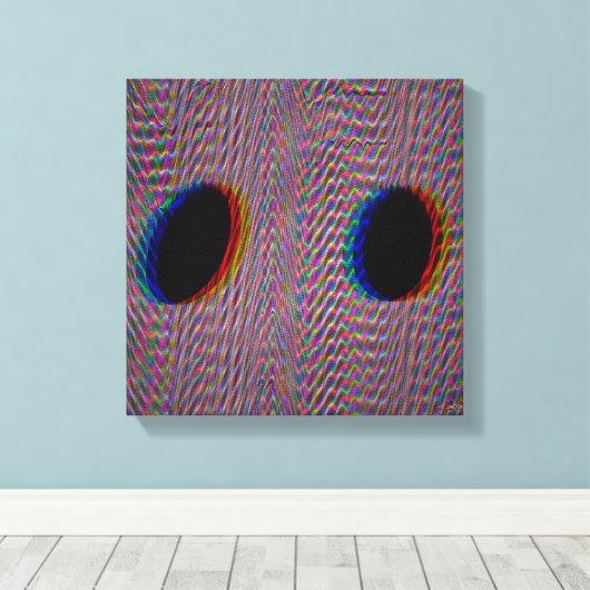 Quantum Stroomveld Canvas Afdruk (Insitu (Houten vloer))