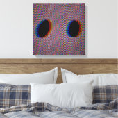 Quantum Stroomveld Canvas Afdruk (Insitu (Slaapkamer))