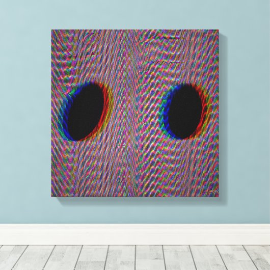 Quantum Stroomveld Canvas Afdruk (Insitu (Houten vloer))
