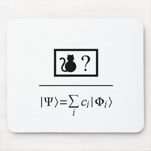 Quantum Superpositie Muismat (Voorkant)