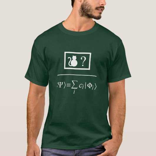 Quantum Superpositie T-shirt (Voorkant)