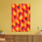 Quantum Turbulentie Kinetische Schildering Canvas Afdruk (Insitu (Woonkamer))