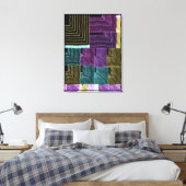 Quantum U Maze Geometric Pattern Canvas Afdruk (Insitu (Slaapkamer))