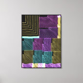 Quantum U Maze Geometric Pattern Canvas Afdruk (Voorkant)