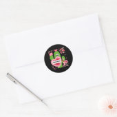 Quantum Valentijn Ronde Sticker (Envelop)