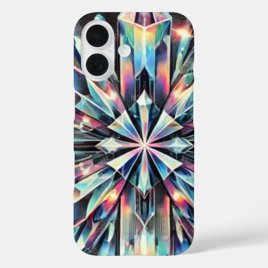 Quantum Verse - Prismatic iPhone 16 hoes (Achterkant)