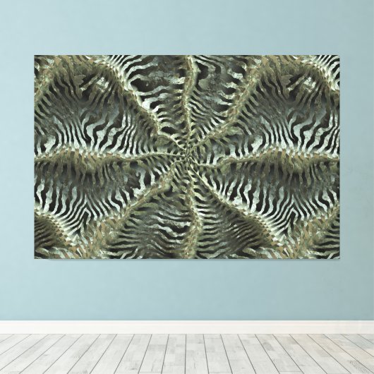 Quantum Weave 3 Canvas Afdruk (Insitu (Houten vloer))