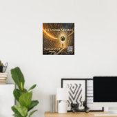 Quantum Wizard Amulet Poster (Thuiskantoor)