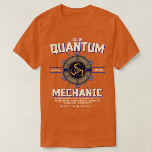 QUANTUMECHANICA 1 T-SHIRT (Design voorkant)