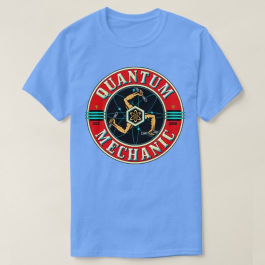 QUANTUMECHANISCH T-SHIRT (Design voorkant)