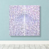 Quantumfysica Geometrisch Patroon Canvas Afdruk (Insitu (Houten vloer))